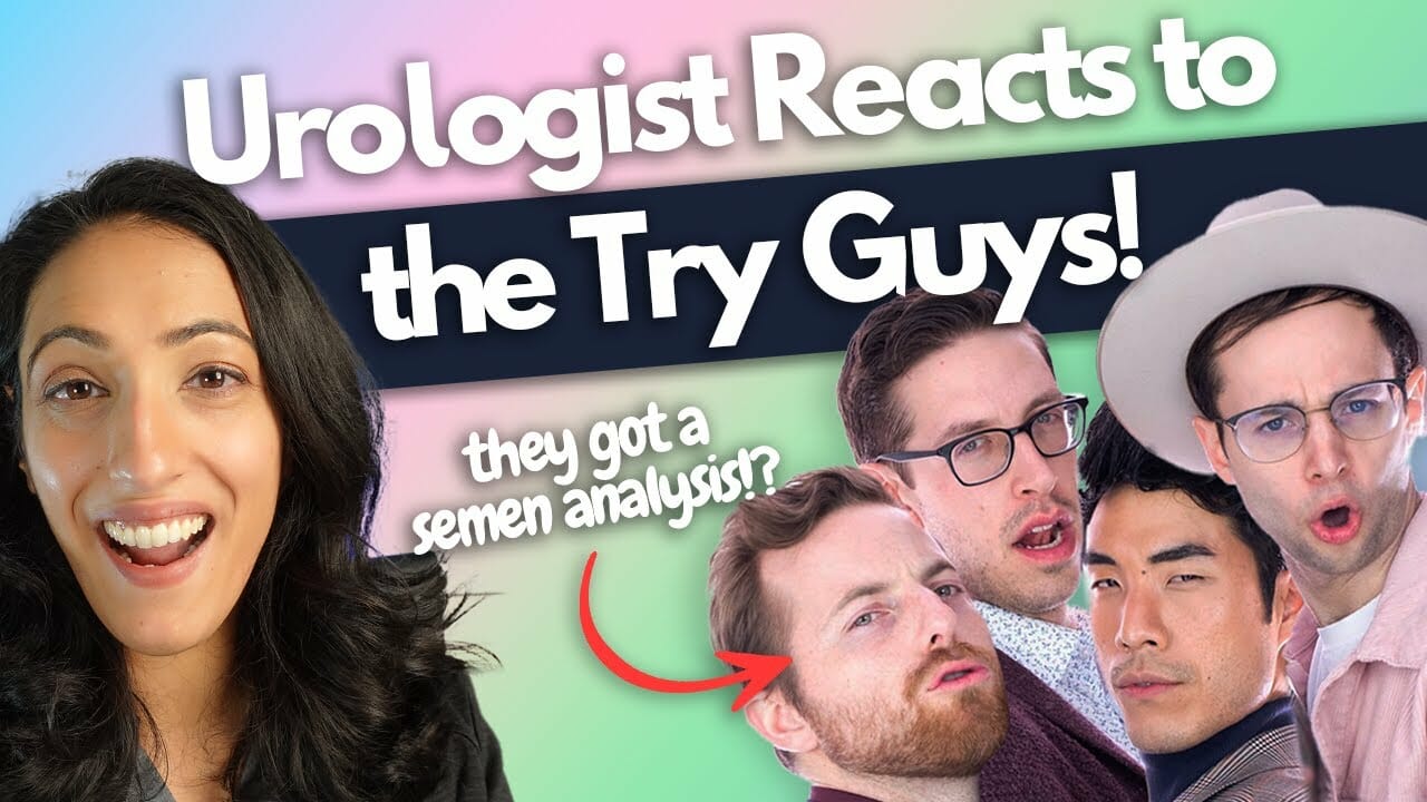 Urologist reacts to Try Guys Test Their Sperm Count (with a semen analysis)