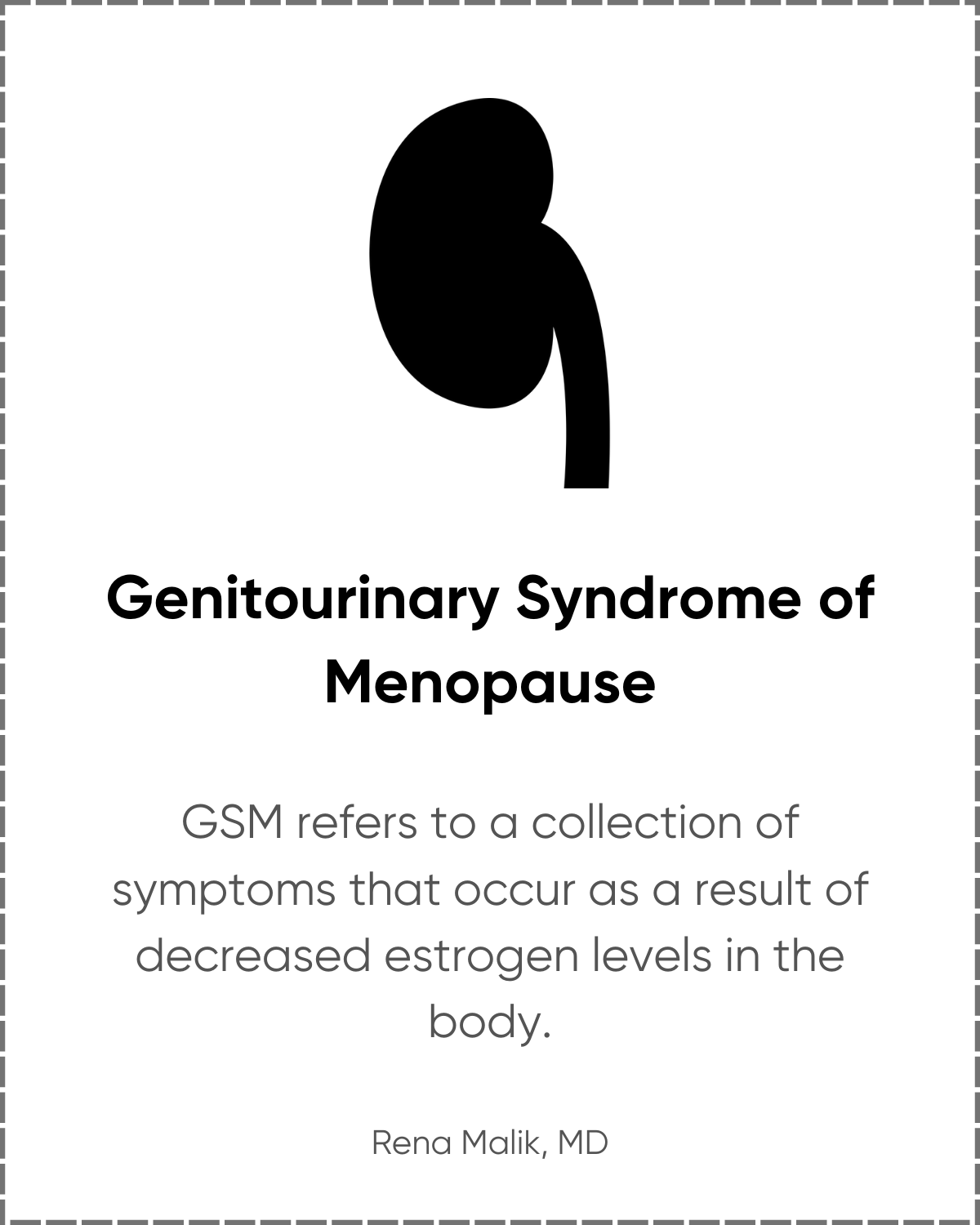 Genitourinary Syndrome of Menopause